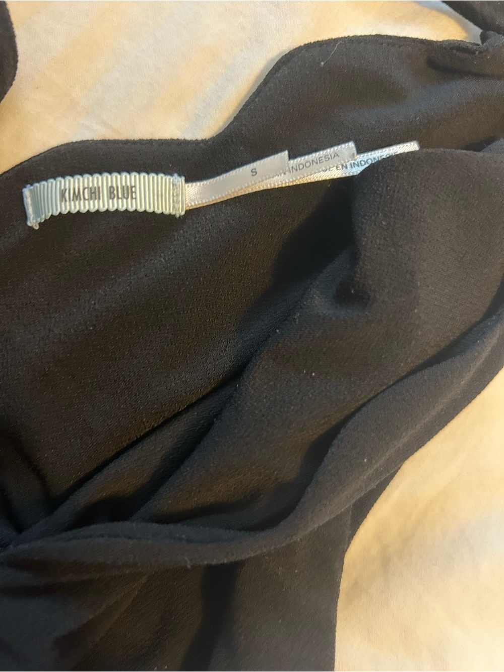 Kimchi Blue Black V-Neck Fit & Flare Mini Dress - Picture 4 of 5